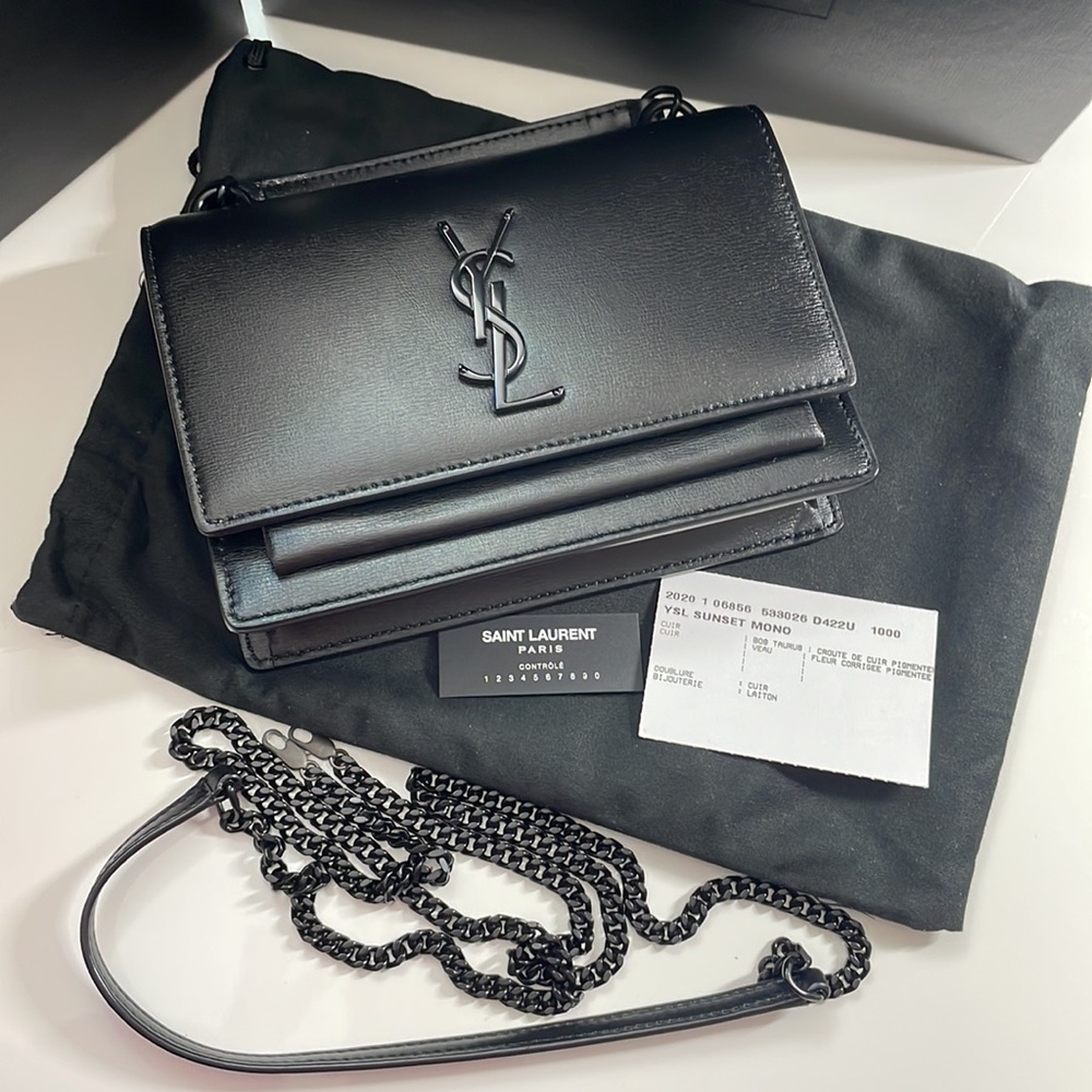 Authentic YSL Sunset wallet on chain